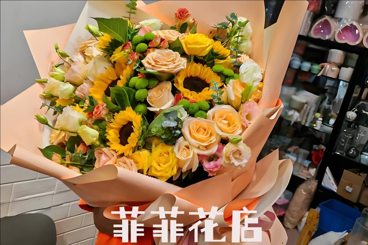 订花可以送货上门服务,预定鲜花蛋糕价格实惠